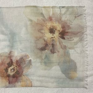 Gorgeous Floral Sheer Scarf